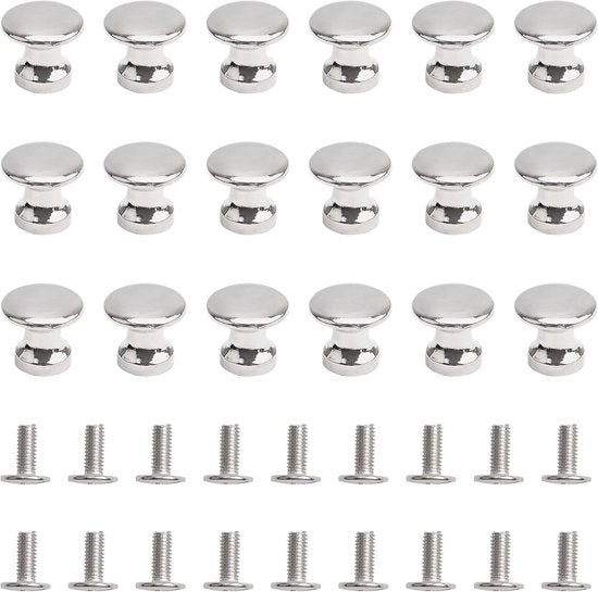 18 mini maniglie per cassetti - maniglia a zigrinio - maniglia a tracolla - maniglie per cassetti antiche - scatola da gioielli - scatola da regalo - argento