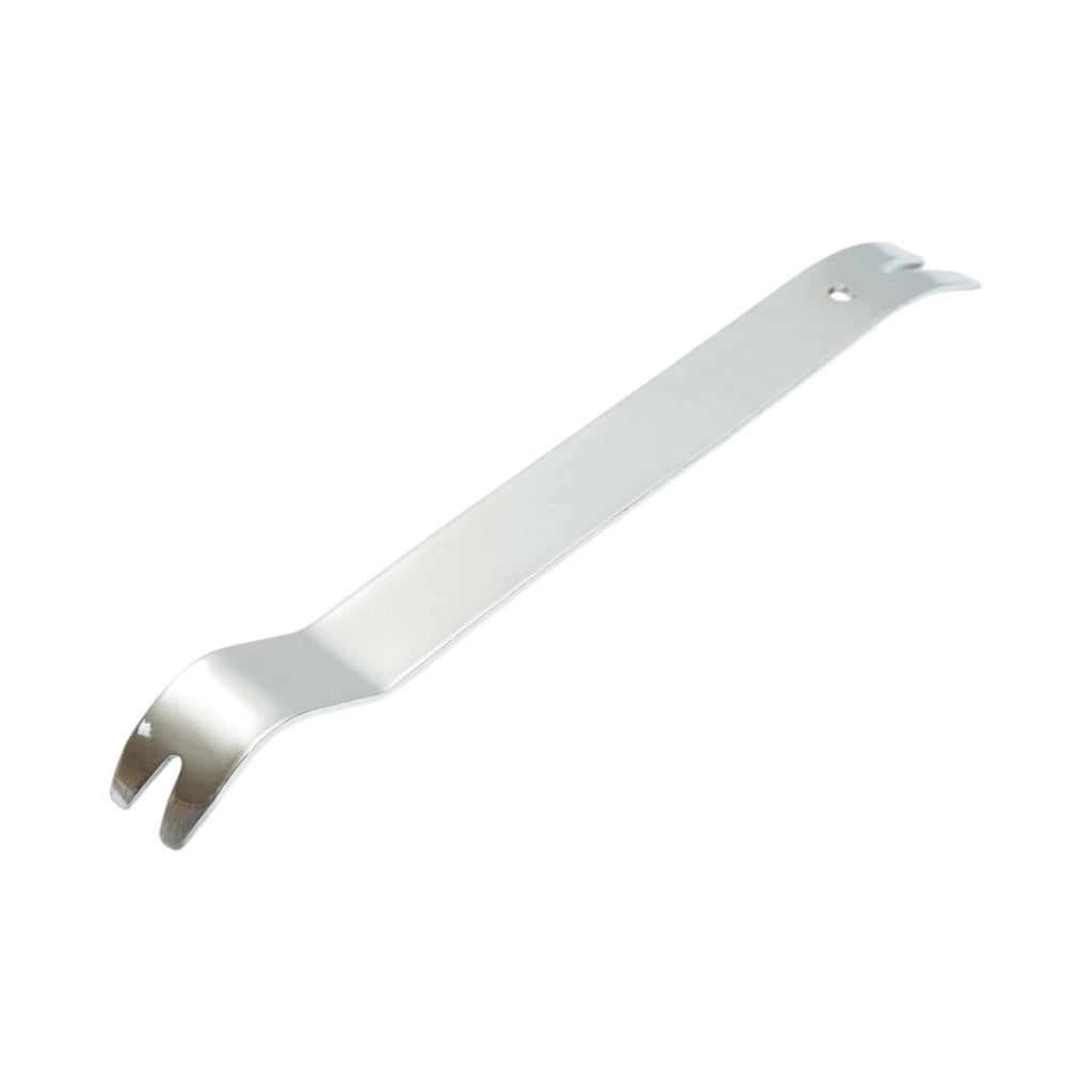 Leva in metallo per la rimozione di clip, ornamenti, pannelli e rivestimenti per auto 235x21x2mm