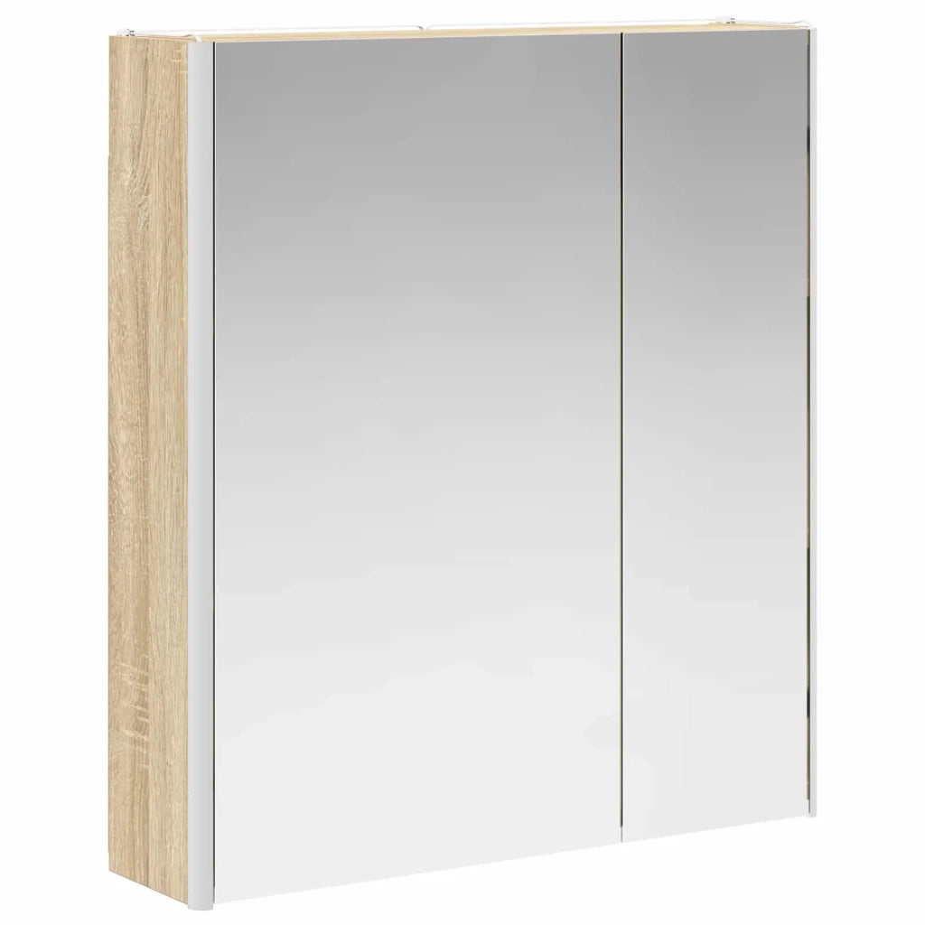 Mobiletto per specchio da bagno Rovere Sonoma