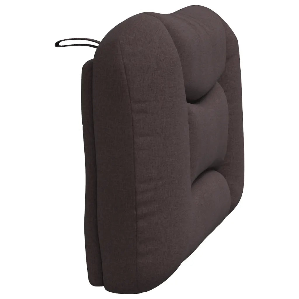 Cuscino Testiera Hvar Marrone Scuro 80 cm in Tessuto CFW2155388