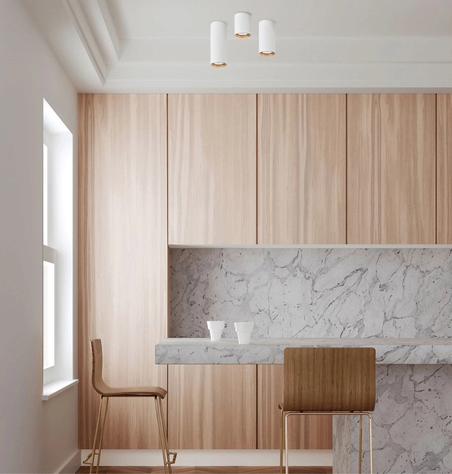 Spot Manacor 17cm GU10 bianco/oro 1 luce Light Prestige