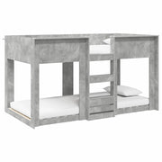 Letto a Castello per Bambini | Letto Infantile | Lettino Grigio cemento 80 x 200 cm