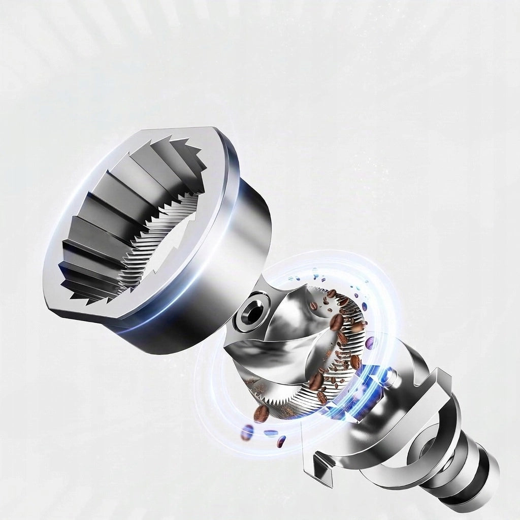Macinacaffè Elettrico HiBREW G3 220W con Macine Coniche 40 mm; 34 Livelli e Tramoggia 210 g