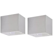 Luce da Parete per Esterno a Cubo 2 pz CFW3521548