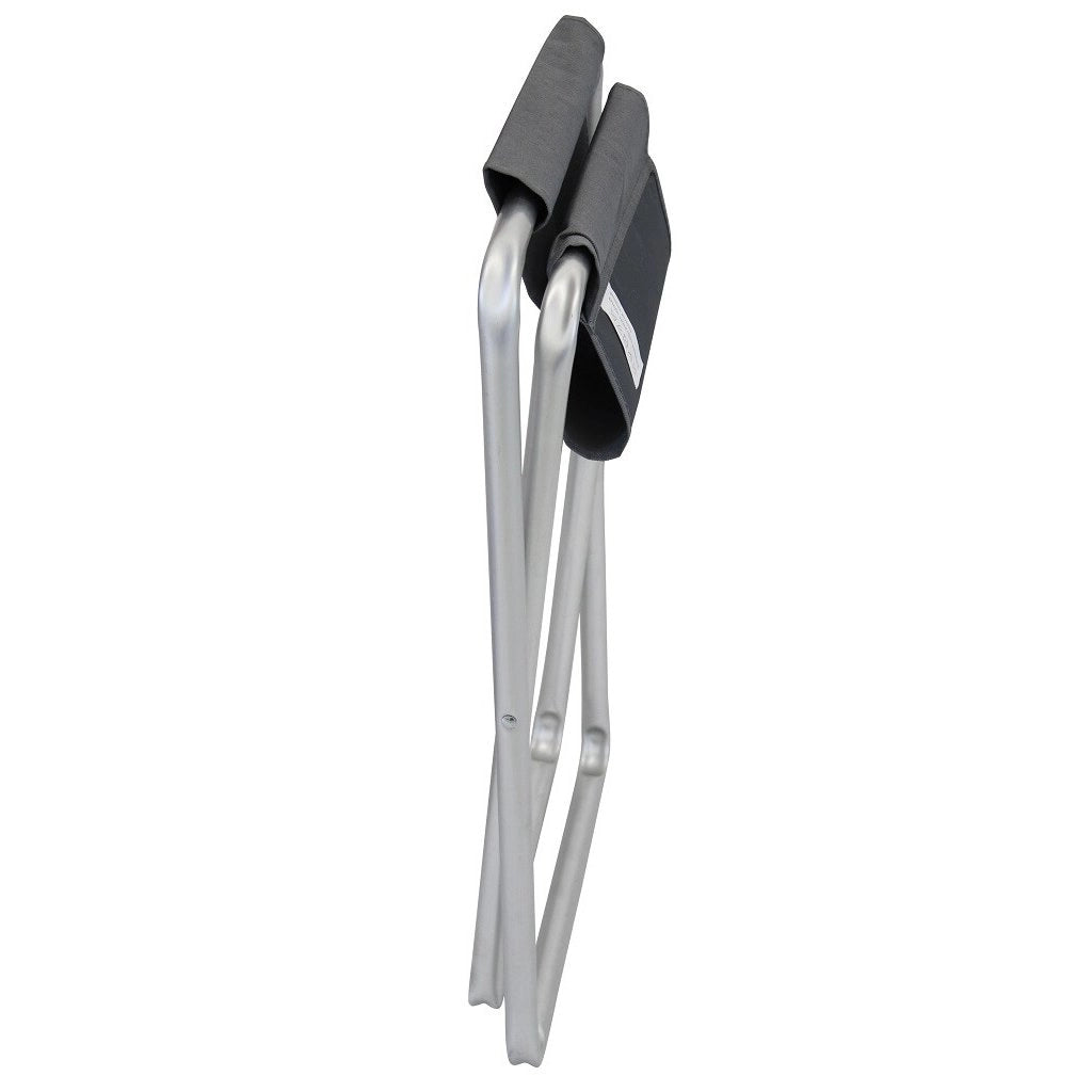 Sgabello da Campeggio Pieghevole in Alluminio Textilene cm 39x38x46 5 - DELBERT