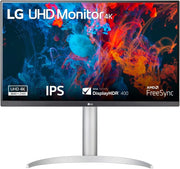 27UP650P Monitor 27" UltraHD 4K LED IPS HDR 400, 3840x2160, 5ms, AMD FreeSync 60Hz, HDMI 2.0 (HDCP 2.2), Display Port 1.4, AUX, Stand Pivot, Flicker Safe, Bianco