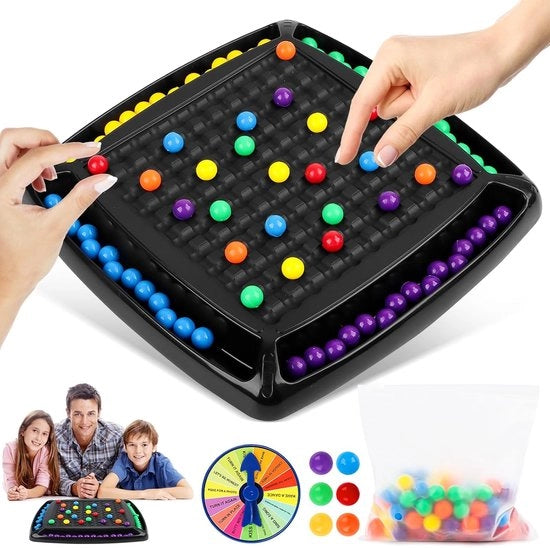 Scacchiere a Sferette, Duello Doppio, 120 Pezzi Scacchiere a Sferette Multicolore, Scacchiere a Sferette, Scacchiere a Sferette Multicolore, Scacchiere, Giochi Strategici, Giochi da Tavolo, Giochi per Famiglia