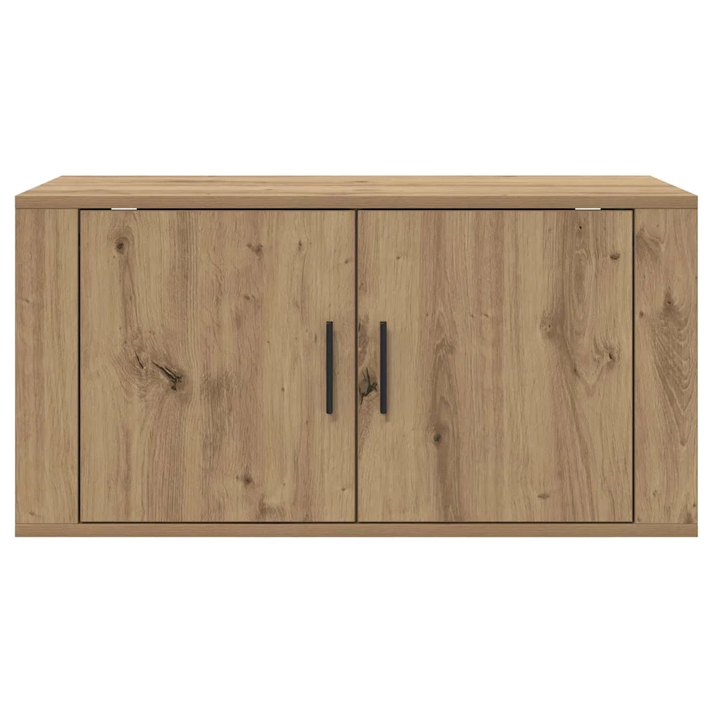 Mobile TV da parete 80 x 34,5 x 40 cm rovere artigianale 881151