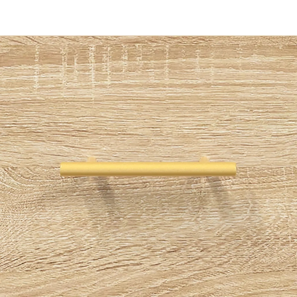 Comodino a Muro Rovere Sonoma 35x35x20 cm 829794