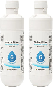 Filtro dell'acqua per frigorifero 2 pezzi - filtro di sostituzione universale - compatibile con Kenmore 9980 - filtra fino a 300 litri - facile da sostituire - riduce metalli pesanti - filtro dell'acqua