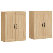 Armadietti a Parete 2 pz Rovere Sonoma in Legno Multistrato CFW7618588