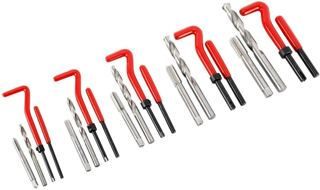 RIPARAZIONE KIT FILETTATURE RIPARAZIONE FILIERA FILETTI 131 PEZZI