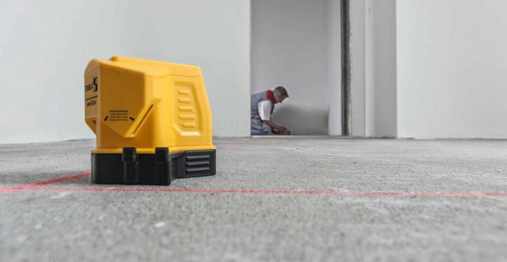 Stabila 18574 FLS 90 Laser per Pavimenti Autolivellante Linee Incrociate 15 m colore Multicolore