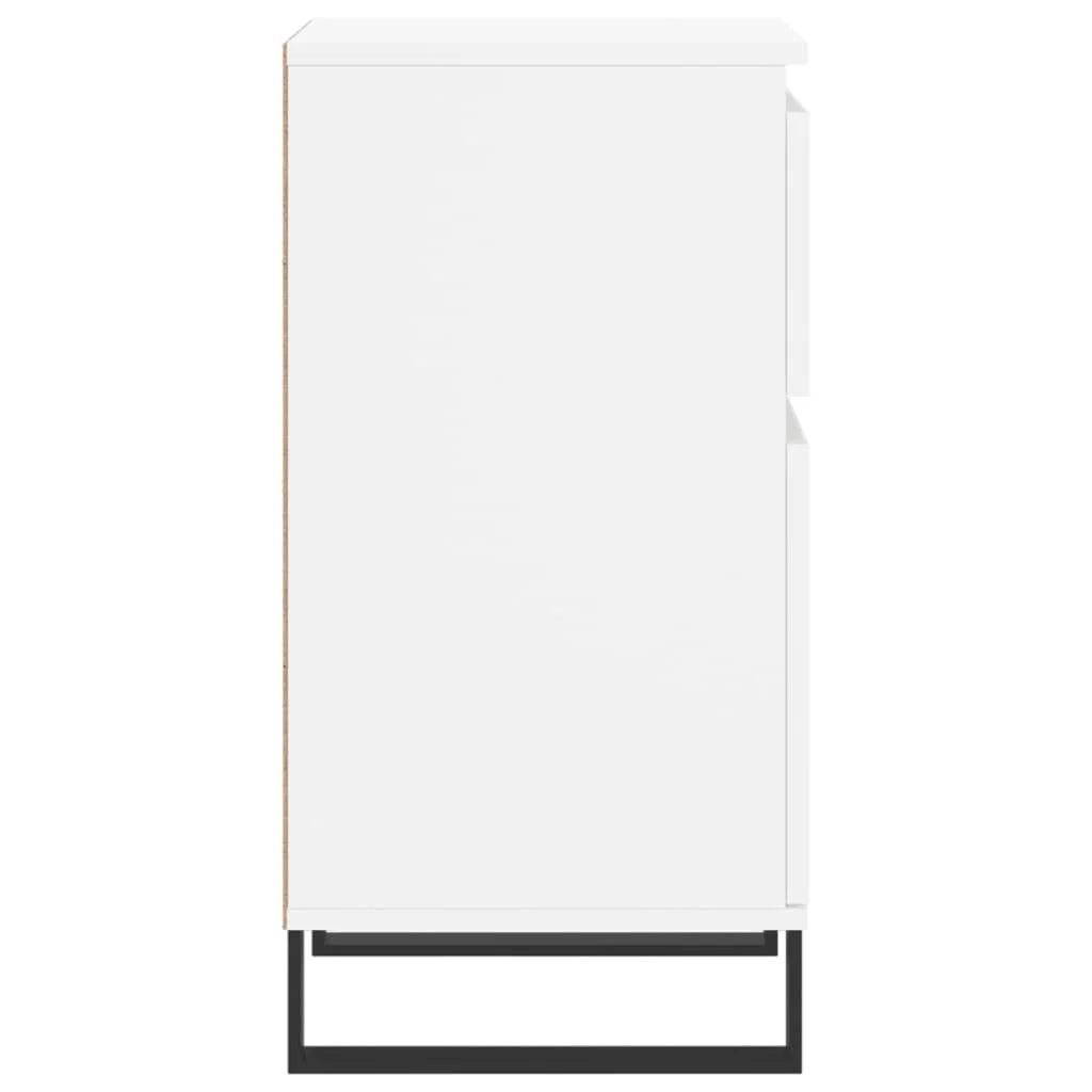 Buffet credenza cassettiera mobiletto mobile contenitore organizer per cucina soggiorno salotto 40 x 35 x 70 cm legno ingegnerizzato bianco 02_0030305