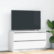 Mobile Porta TV Bianco 100x35x54 cm in Legno Multistrato 861805