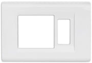 Feb Elettrica PLACCA CLICK PER SCHUKO+1 P col. Bianco 50.00 pz