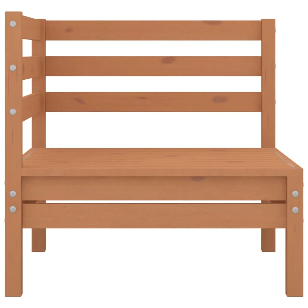 Divani angolari set da giardino 2 pezzi marrone miele legno di pino massiccio 02_0013309