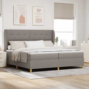 Letto a molle con materasso Talpa 200 x 200 cm Tessuto 3340778