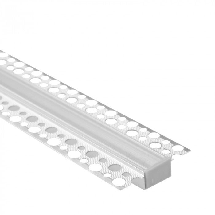 Profilo LED GPS02 incasso anodizzato, schermo trasparente 2m