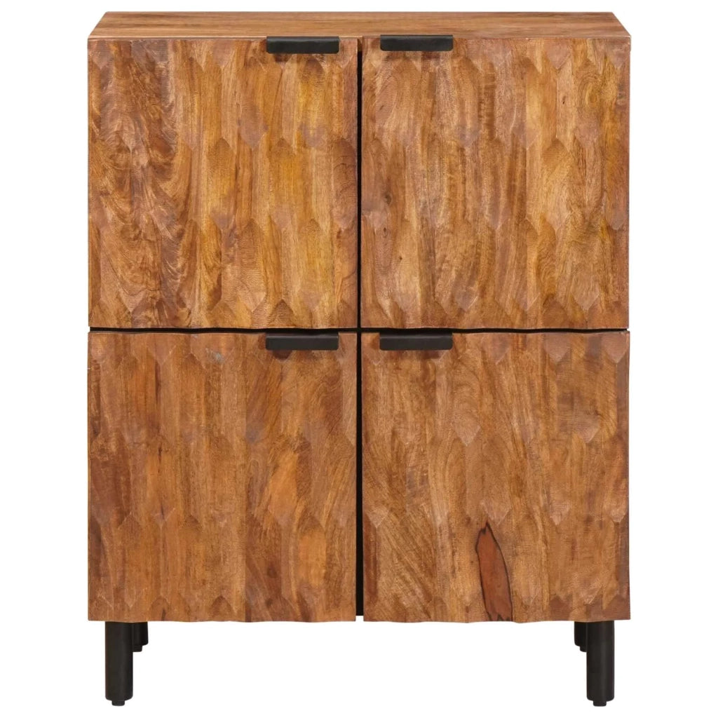 Credenza con porta Finitura Marrone Acacia 60 x 33 x 75 cm 4017926