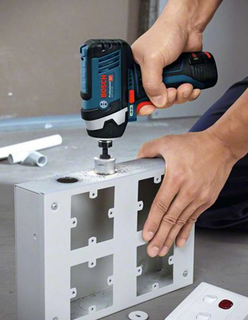 Avvitatore a massa battente BOSCH GDR 12V-105 (1 x 2,0 Ah + GAL12V-40 + L-Boxx 102)