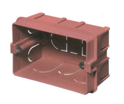 10pz scatola rettangolare incasso mod. 6/7p mm 178x70x48 cod:ferx.41598