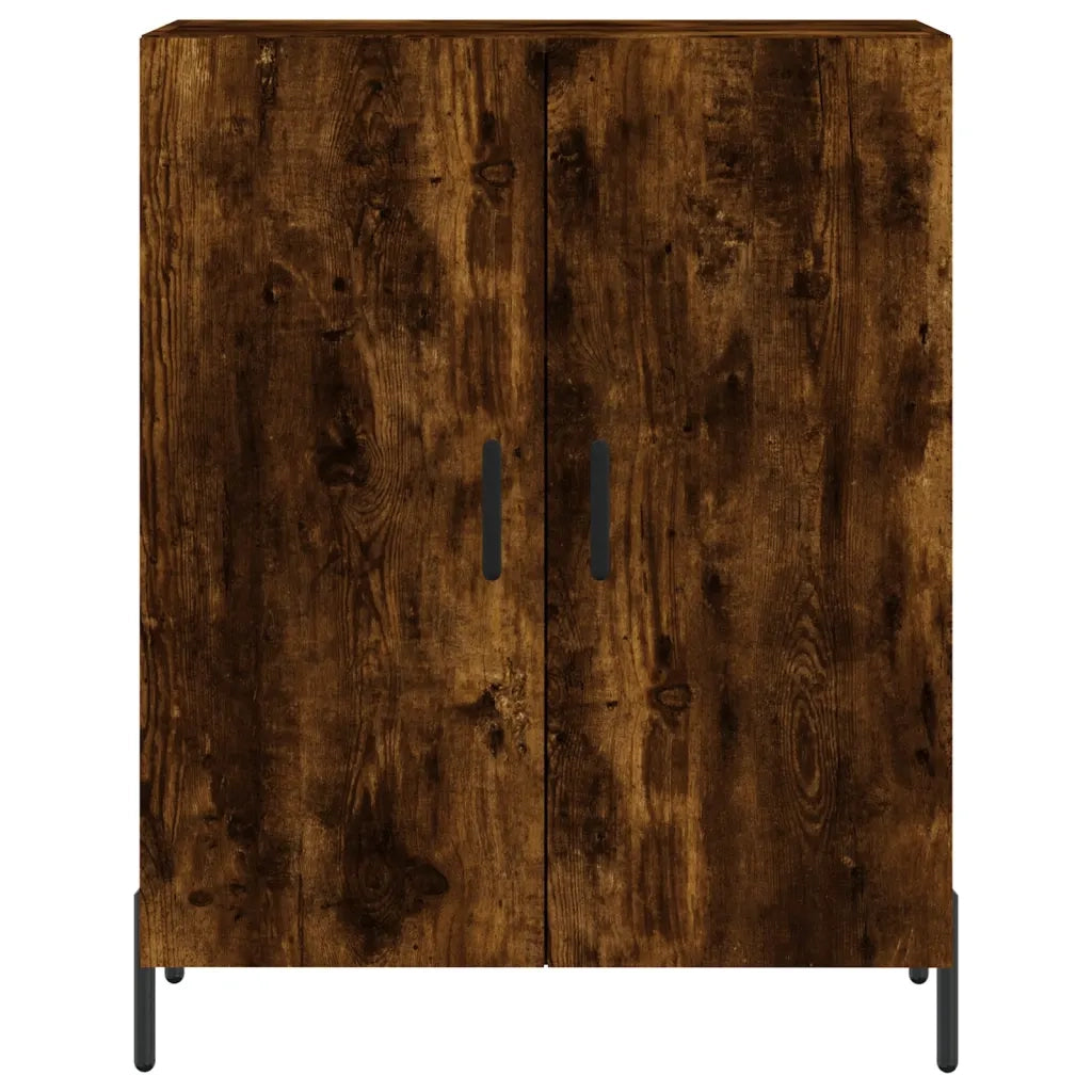 Credenza Rovere Fumo  69,5x34x180 cm in Legno Multistrato 3198222