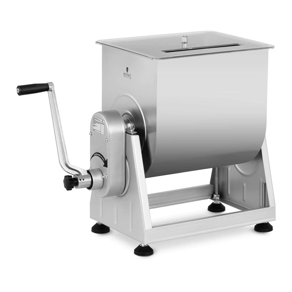 Impastatrice manuale professionale per carne in acciaio inox da 28 litri 14_0004530