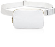 Zak da bagagli impermeabile - Tasca da testa per uomo/donna - Cinturino regolabile - 3 tasche a rete - Nylon - Dimensioni 20 x 2,5 x 14 cm
