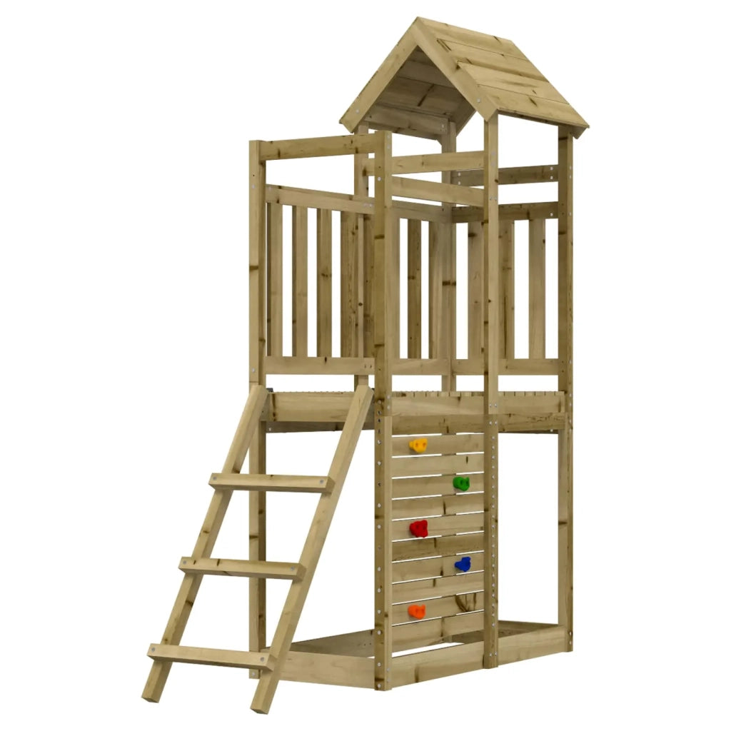 Torre da Gioco Marrone Legno Impregnato Solido 3417204