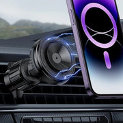 Ottimizzatore di posizionamento 360° girevole per telefono auto, compatibile con iPhone 14 13 12 e dispositivi Samsung/Huawei con tecnologia MagSafe