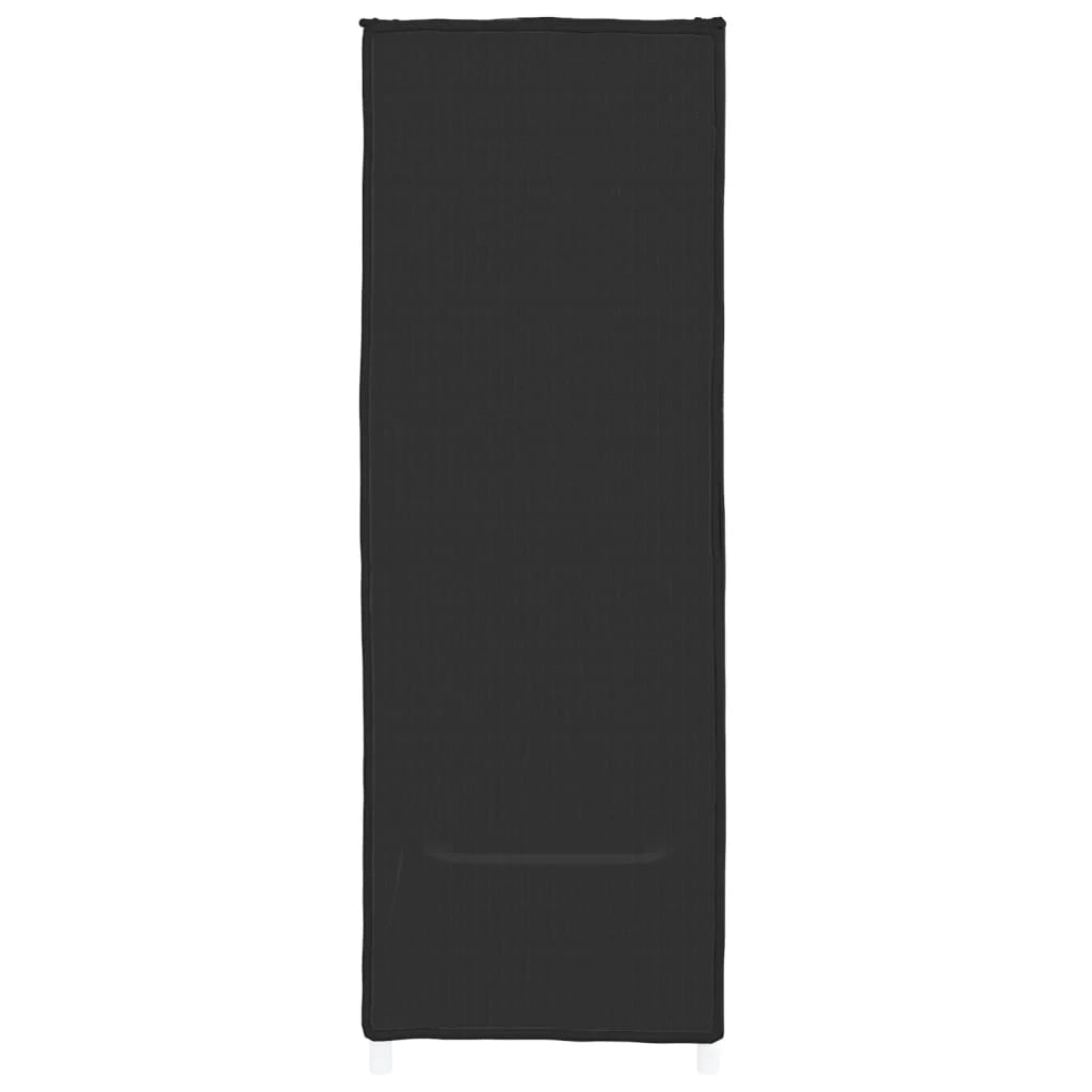 Scarpiera mobile contenitore per scarpe mobile ingresso/corridoio/soggiorno 60 x 28 x 90 cm tessuto nero 02_0021992