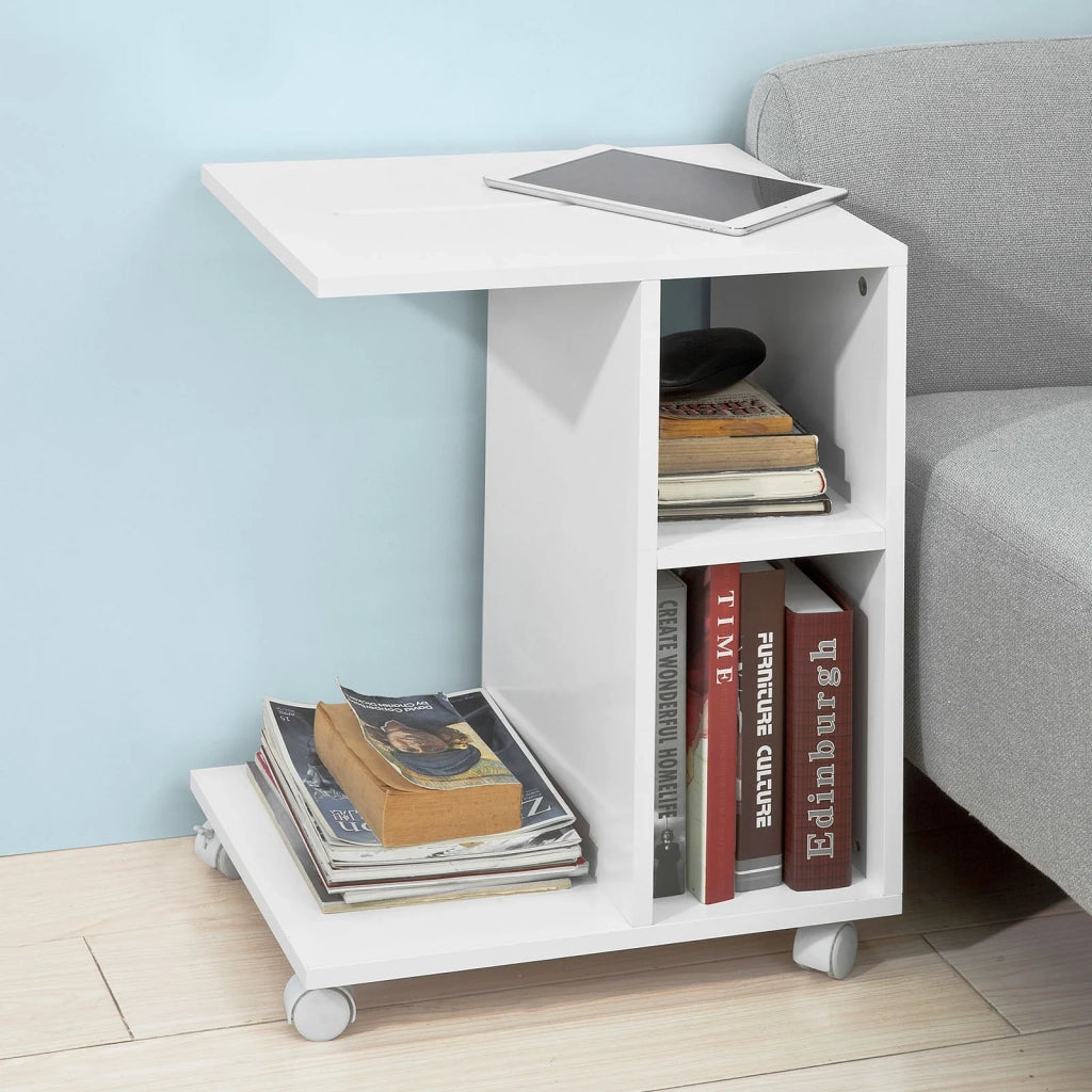 Tavolino Consolle su rotelle,Tavolino da divano,Bainco,FBT48-W