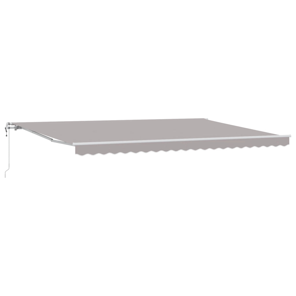 Tenda Retrattile Automatica Grigio Chiaro 500x350 cm