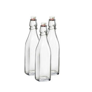 MAURY'S SET 3 BOTTIGLIE SWING BOTTIGLIA IN VETRO CON CAPIENZA DA 0,50 LT