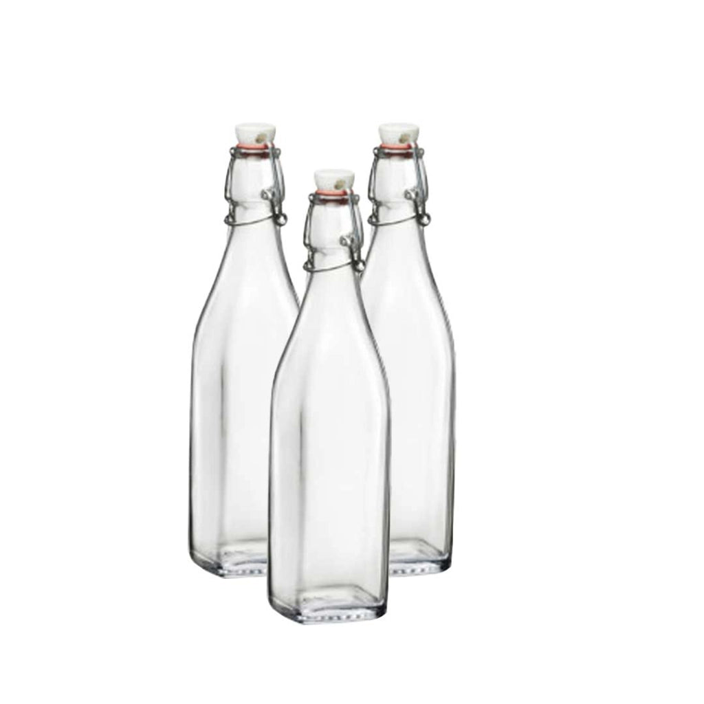 MAURY'S SET 3 BOTTIGLIE SWING BOTTIGLIA IN VETRO CON CAPIENZA DA 0,50 LT