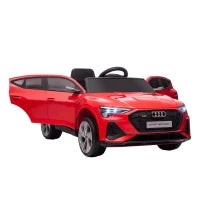 Macchina Elettrica per Bambini 12V con Telecomando, Velocità 3-8km/h, Luci e Musica, Età 3-5 Anni, Rosso