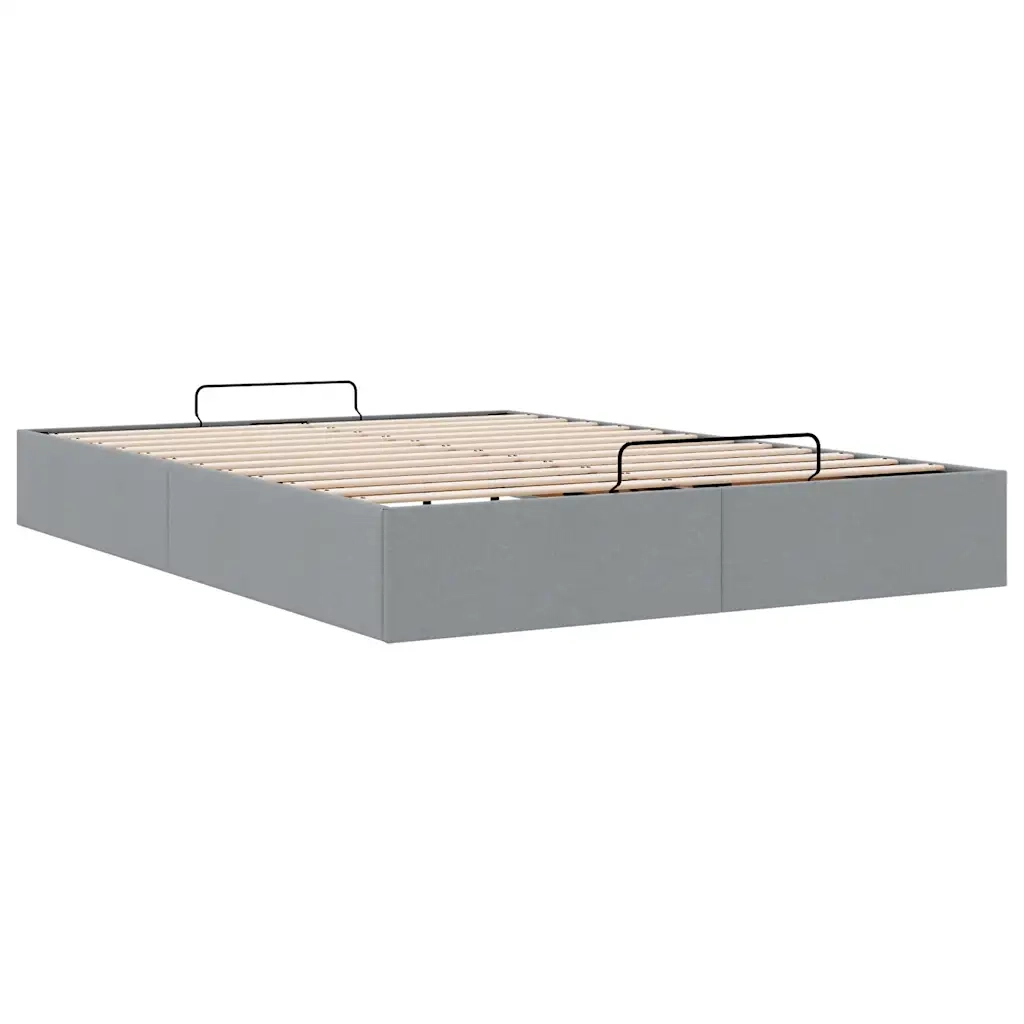 Struttura Letto Pouf senza Materasso 140x200 cm in Tessuto