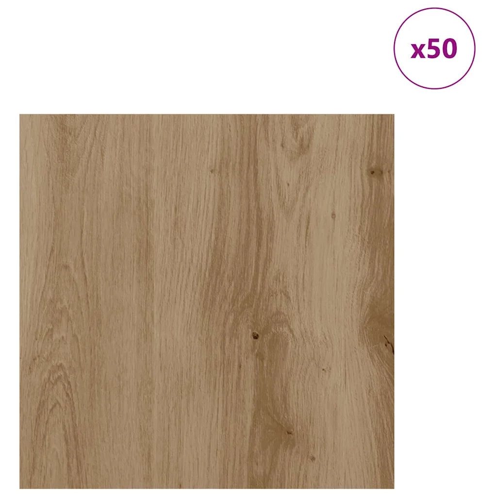 Pannelli decorativi 50 pcs Rovere artigianale 30 x 30 x 0.27 cm