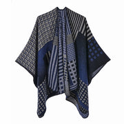 Sciarpa da donna double-face, scialle caldo e spesso in jacquard in stile europeo e americano.