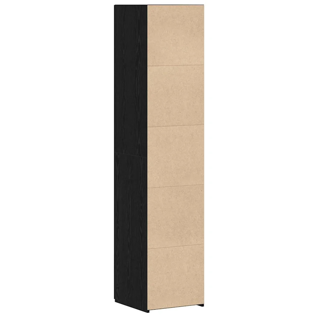 Credenza Rovere Nero 40 x 42,5 x 185 cm 3365581