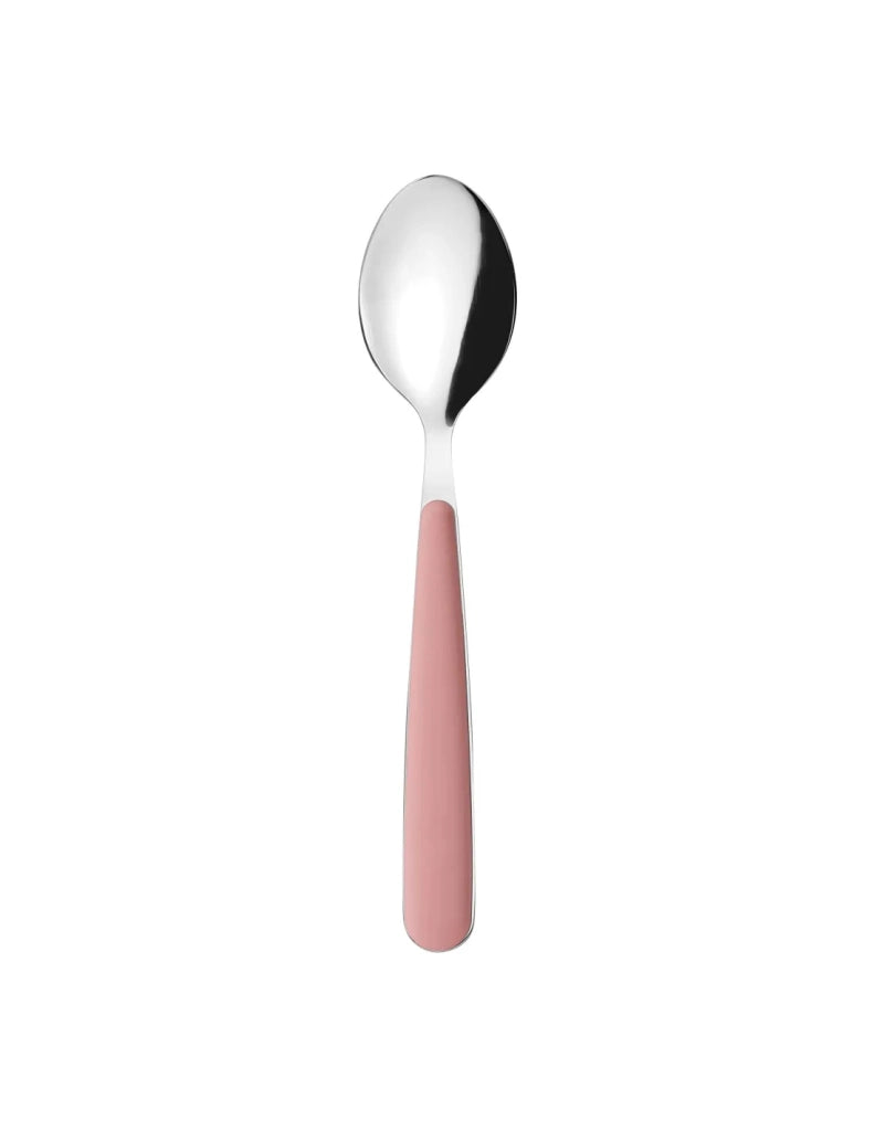 Cucchiaio da tavola in acciaio inox rosa