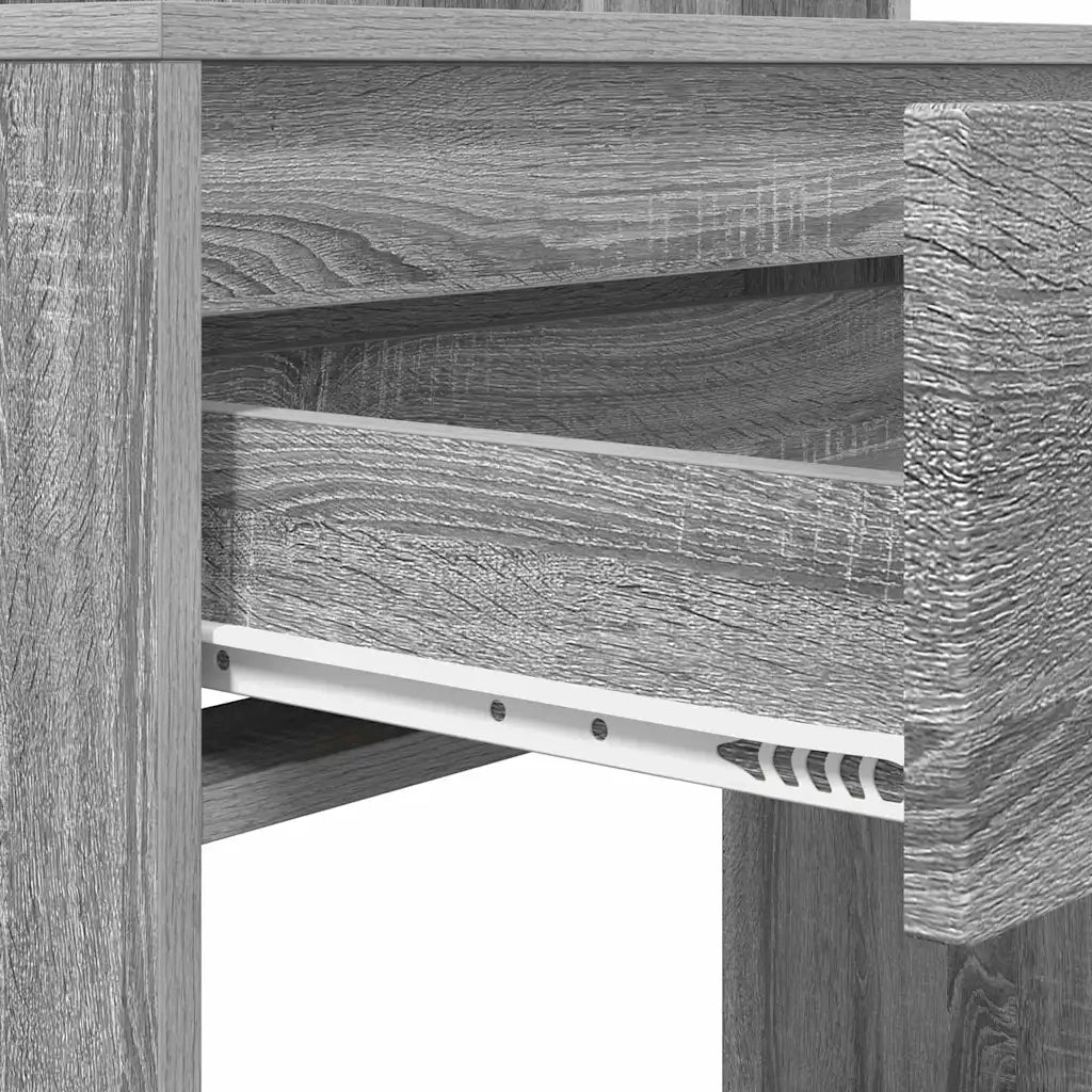Tavoli da Trucco per Camera da Letto con cassetto Grigio Sonoma