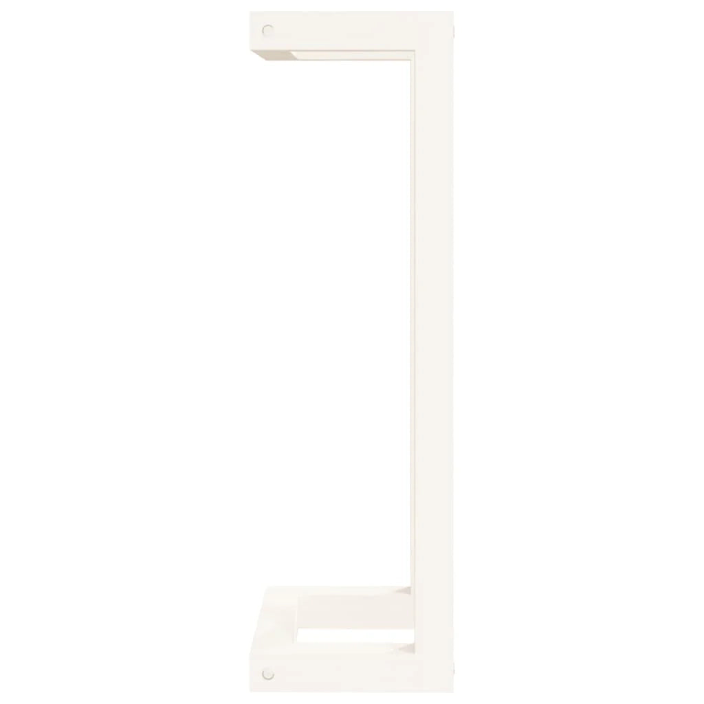 Portasciugamani bianco 23x18x60 cm in legno massello di pino 02_0005514