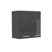 Vicco Pensile da cucina Antracite lucido 60 cm