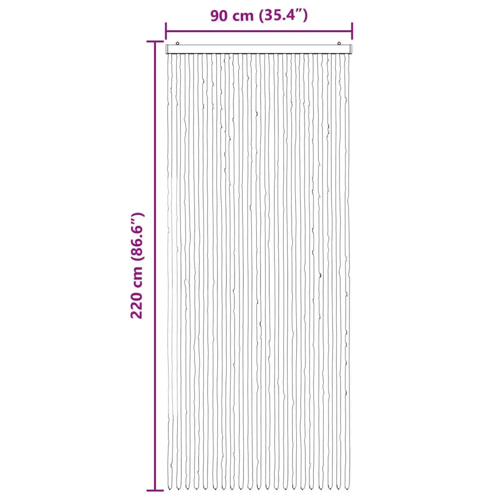 Tenda per insetti in chenille Grigio chiaro e bianco 42034416