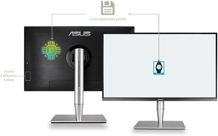 ASUS PA24AC 24" (24.1") (16:10) Monitor Professionale, 1920 x 1200, IPS, 100 % sRGB, △E< 2, DisplayHDR 400, DP over USB-C, DP, HDMI, USB 3.0