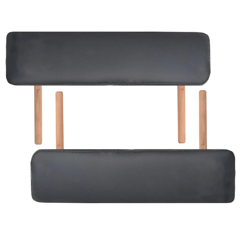 Lettino da massaggio pieghevole a 3 sezioni spessore 10 cm nero 02_0001869