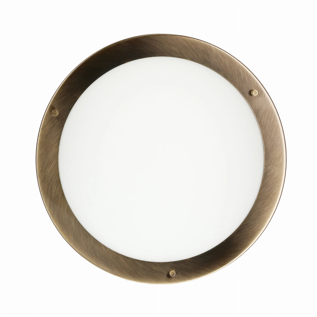 Plafoniera Candellux Aquila 31cm E27 IP44 ottone bianco
