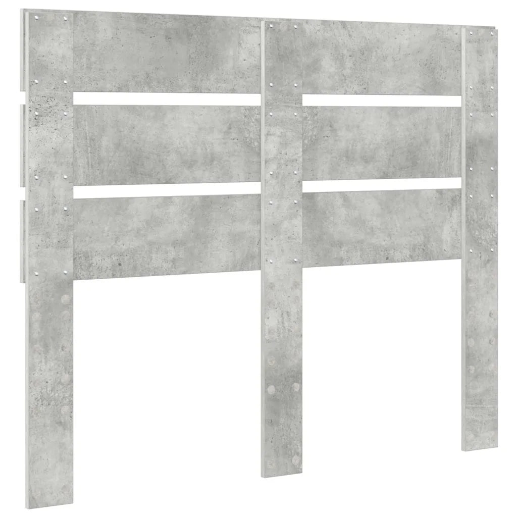 Testiera-Testata-Testiera Decorativa Grigio cemento 120 cm Legno multistrato 121879